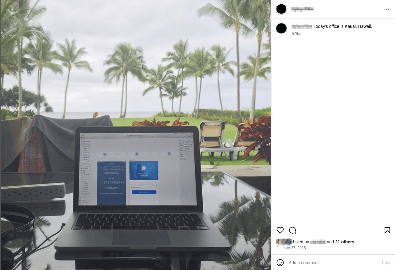 An image of the author working on Signal in January 2025.